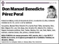 PEREZ PERAL,MANUEL BENEDICTO