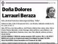 LARRAURI BERAZA,DOLORES