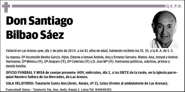 BILBAO SAEZ,SANTIAGO
