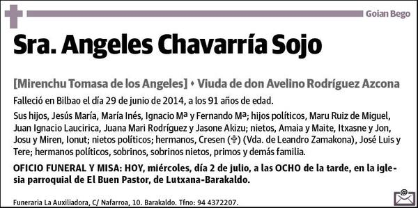 CHAVARRIA SOJO,ANGELES