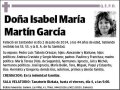 MARTIN GARCIA,ISABEL MARIA