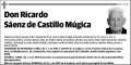 SAENZ DE CASTILLO MUGICA,RICARDO
