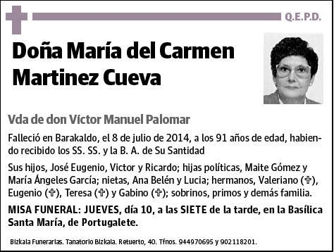 MARTINEZ CUEVA,MARIA DEL CARMEN