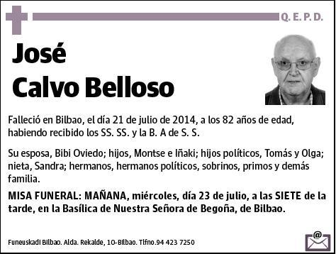 CALVO BELLOSO,JOSE