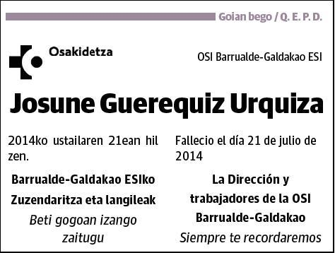 GUEREQUIZ URQUIZA,JOSUNE