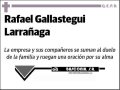 GALLASTEGUI LARRAÑAGA,RAFAEL