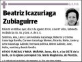 ICAZURIAGA ZUBIAGUIRRE,BEATRIZ