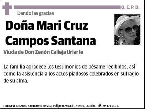 CAMPOS SANTANA,MARI CRUZ