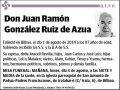 GONZALEZ RUIZ DE AZUA,JUAN RAMON
