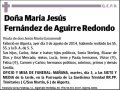 FERNANDEZ DE AGUIRRE REDONDO,MARIA JESUS