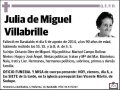 DE MIGUEL VILLABRILLE,JULIA