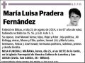 PRADERA FERNANDEZ,MARIA LUISA