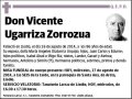 UGARRIZA ZORROZUA,VICENTE