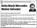 MUÑOZ SALVADOR,MARIA MERCEDES