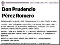 PEREZ ROMERO,PRUDENCIO