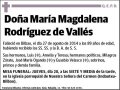 RODRIGUEZ DE VALLES,MARIA MAGDALENA