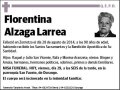 ALZAGA LARREA,FLORENTINA