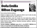 BILBAO ZUGAZAGA,EMILIA