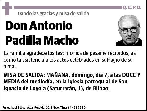 PADILLA MACHO,ANTONIO