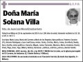 SOLANA VILLA,MARIA