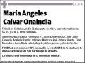 CALVAR ONAINDIA,MARIA ANGELES
