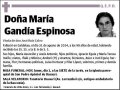 GANDIA ESPINOSA,MARIA