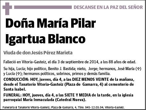 IGARTUA BLANCO,MARIA PILAR