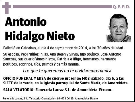 HIDALGO NIETO,ANTONIO