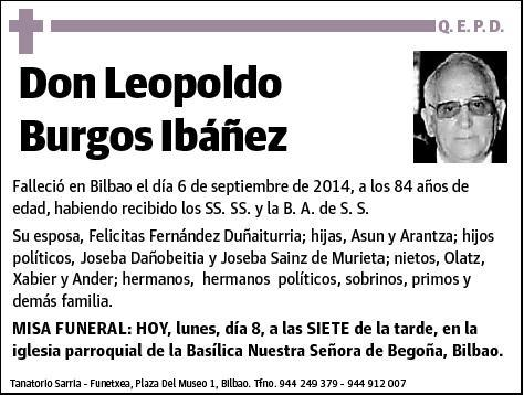 BURGOS IBAÑEZ,LEOPOLDO