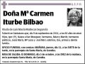ITURBE BILBAO,Mª CARMEN