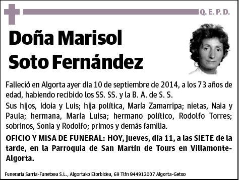 SOTO FERNANDEZ,MARISOL