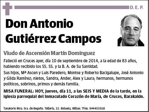 GUTIERREZ CAMPOS,ANTONIO