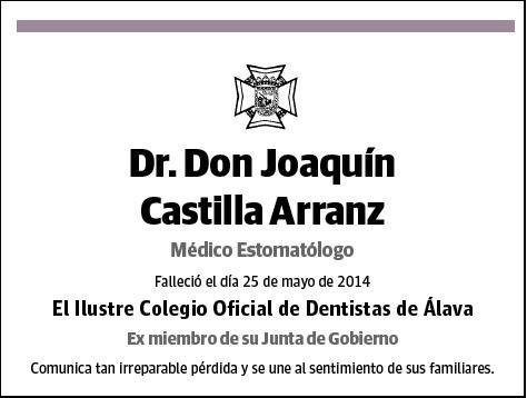 CASTILLA ARRANZ,JOAQUIN