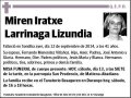 LARRINAGA LIZUNDI,MIREN IRATXE
