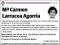 LARRUCEA AGORRIA,Mª CARMEN