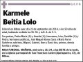 BEITIA LOLO,KARMELE