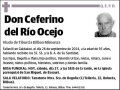 DEL RIO OCEJO,CEFERINO
