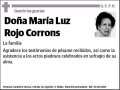 ROJO CORRONS,MARIA LUZ
