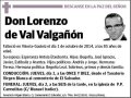 DE VAL VALGAÑON,LORENZO