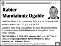 MANDALUNIZ UGALDE,XABIER
