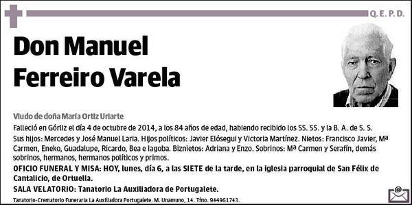FERREIRO VARELA,MANUEL