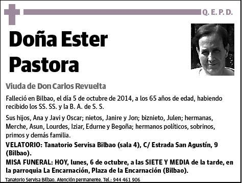 PASTORA,ESTER