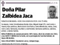 ZALBIDEA JACA,PILAR