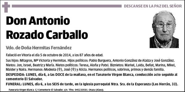 ROZADO CARBALLO,ANTONIO