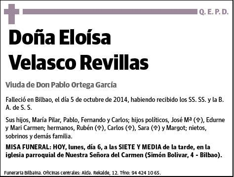 VELASCO REVILLAS,ELOISA