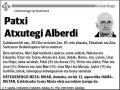 ATXUTEGI ALBERDI,PATXI