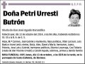 URRESTI BUTRON,PETRI