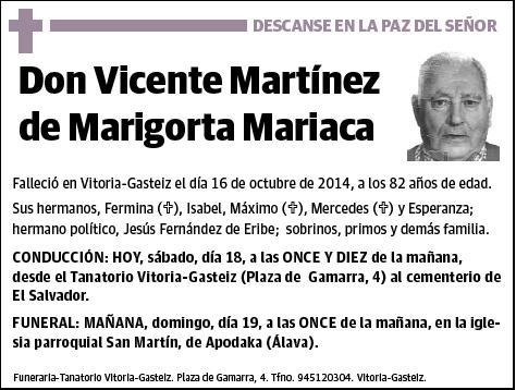 MARTINEZ DE MARIGORTA MARIACA,VICENTE