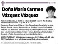 VÁZQUEZ VÁZQUEZ,MARIA CARMEN