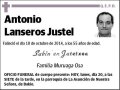 LANSEROS JUSTEL,ANTONIO